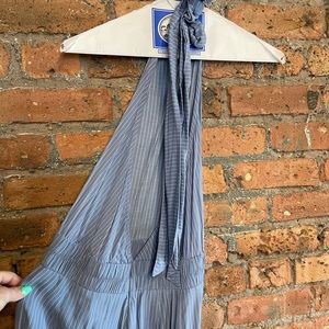 Chic halter jumpsuit with open back